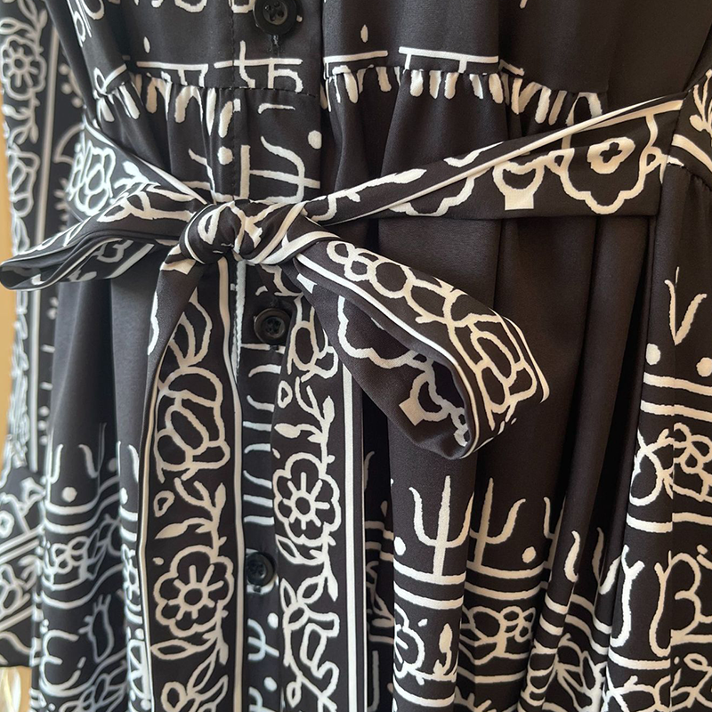 Kaelina | Zomerse boho-jurk voor dames – Midi-jurk met relaxte pasvorm en tijdloos ontwerp