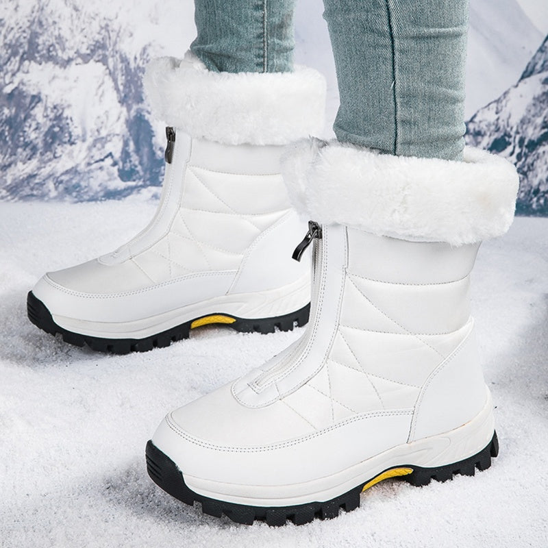 GlaciaBoots | Geïsoleerde snowboots voor dames – Warm, antislip, ritssluiting, waterdicht winterschoeisel