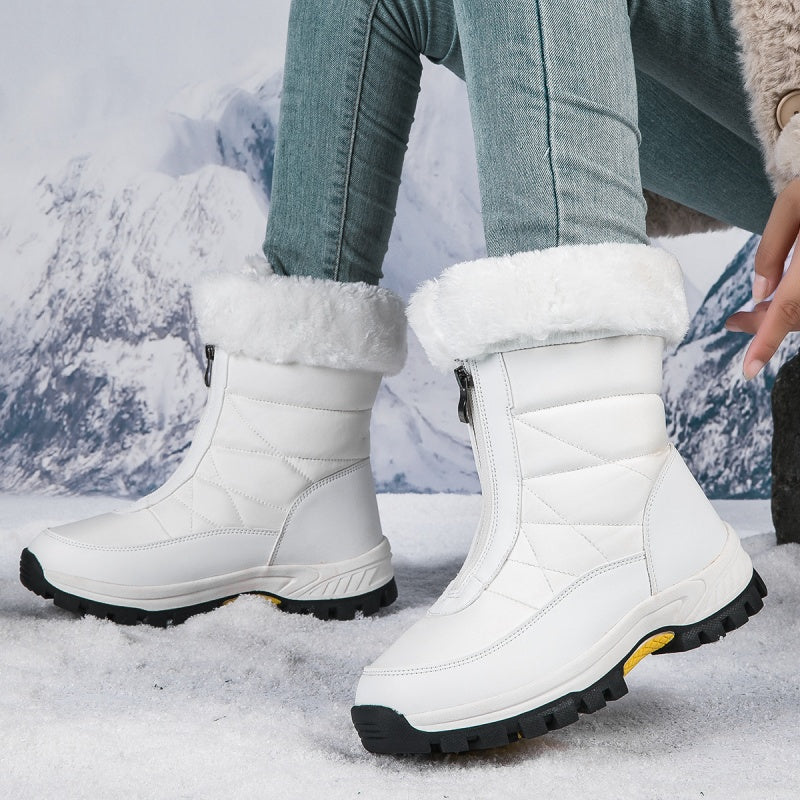 GlaciaBoots | Geïsoleerde snowboots voor dames – Warm, antislip, ritssluiting, waterdicht winterschoeisel
