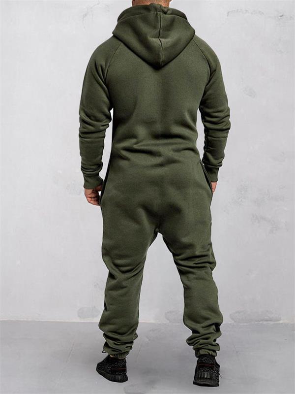 Brayan | Heren onesie met capuchon – Warme, comfortabele loungewear voor het hele lichaam