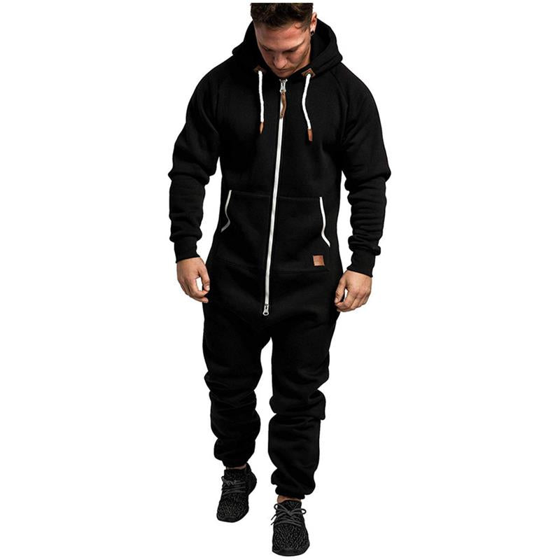 Brayan | Heren onesie met capuchon – Warme, comfortabele loungewear voor het hele lichaam