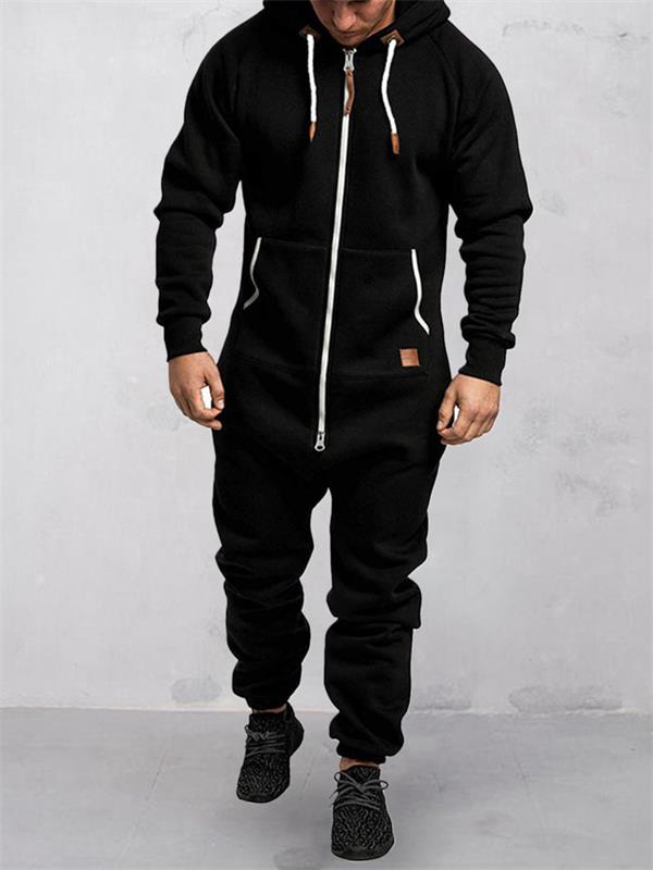Brayan | Heren onesie met capuchon – Warme, comfortabele loungewear voor het hele lichaam