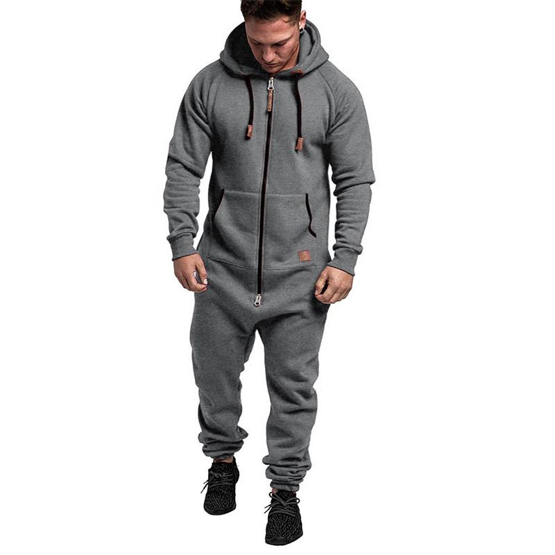 Brayan | Heren onesie met capuchon – Warme, comfortabele loungewear voor het hele lichaam