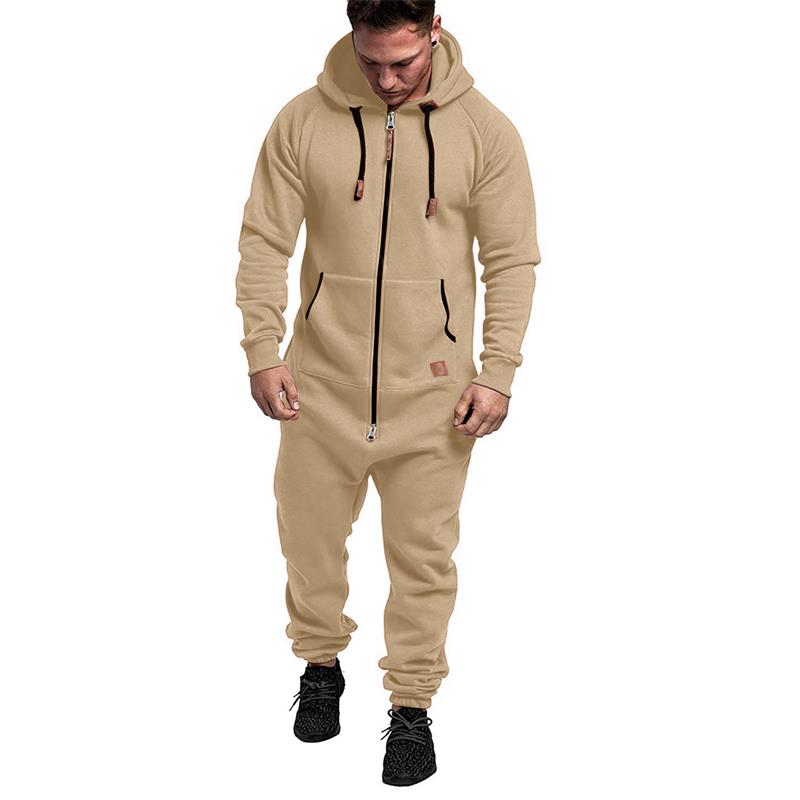 Brayan | Heren onesie met capuchon – Warme, comfortabele loungewear voor het hele lichaam