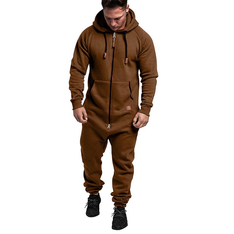 Brayan | Heren onesie met capuchon – Warme, comfortabele loungewear voor het hele lichaam