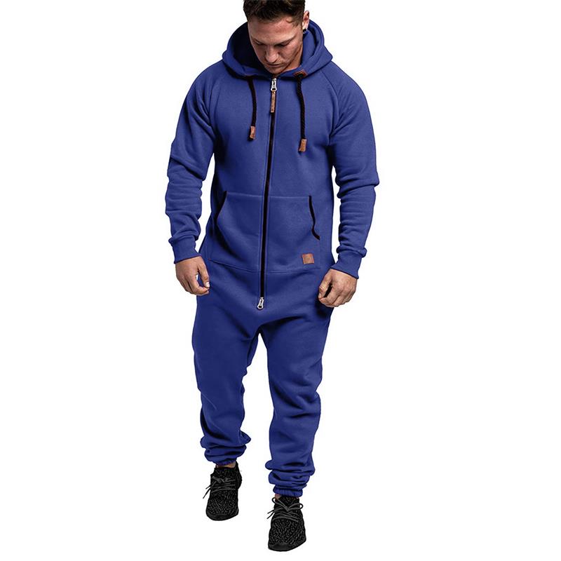 Brayan | Heren onesie met capuchon – Warme, comfortabele loungewear voor het hele lichaam