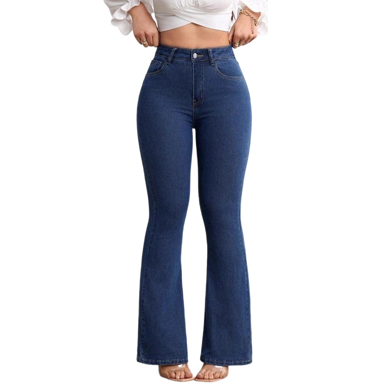 Vara | High-Waist Schlagjeans mit formender Passform