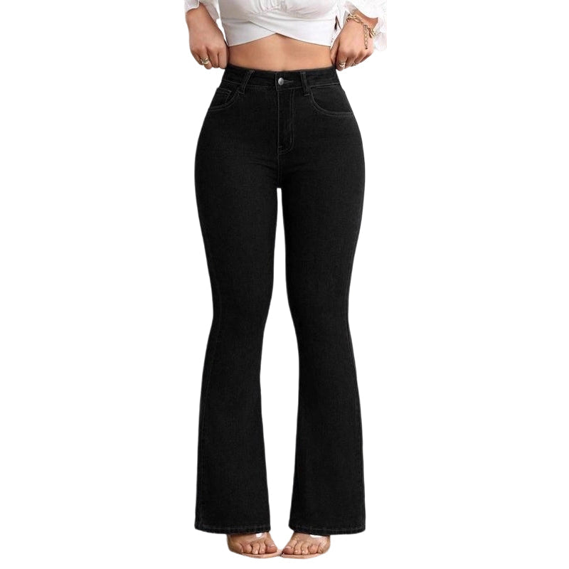 Vara | High-Waist Schlagjeans mit formender Passform