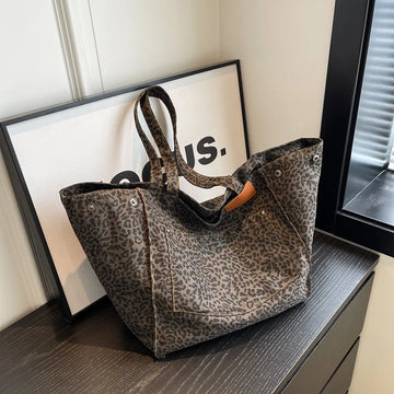 Taella | Dames-schoudertas met luipaardprint – Chique, trendy crossbodytas