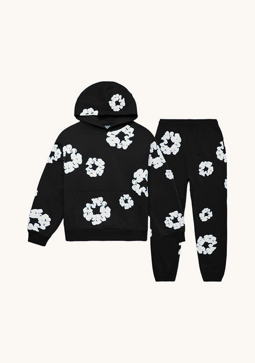 TearTrack | Unisex Flower Tears trainingspak – Hoodie & joggingbroek set, casual sportkleding