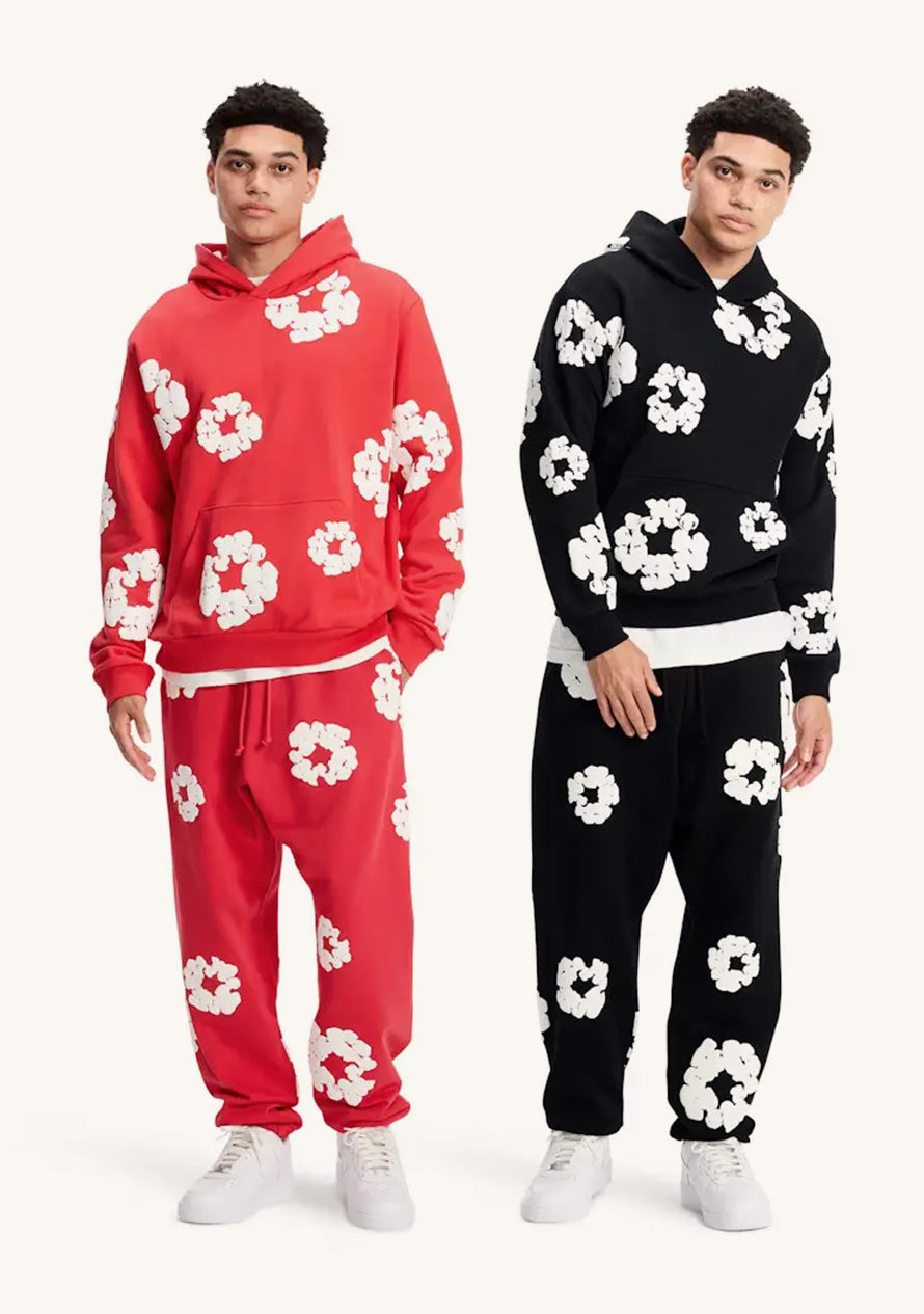 TearTrack | Unisex Flower Tears trainingspak – Hoodie & joggingbroek set, casual sportkleding