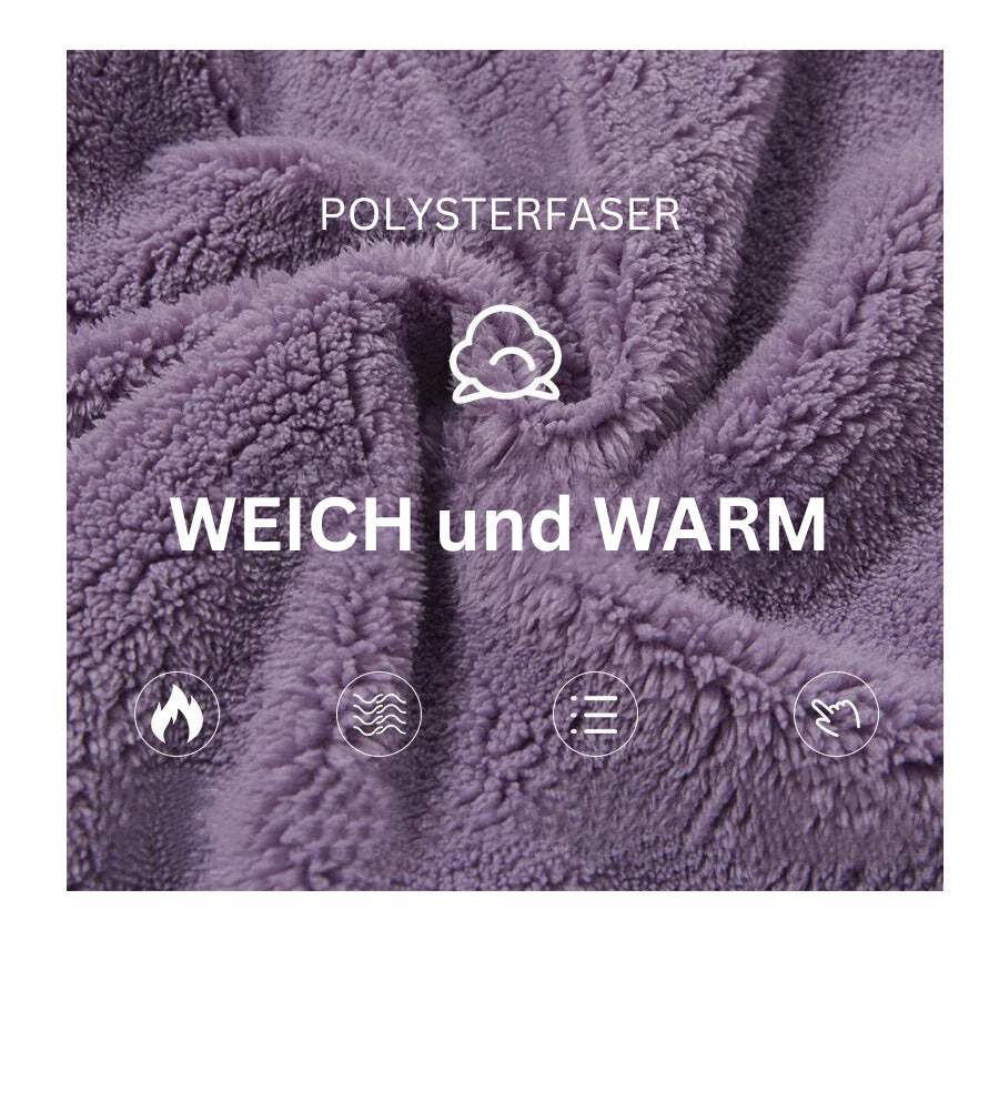 Kairyn | Fleece pyjamaset voor dames – Comfortabel, dik en ultrazacht voor winterse nachten