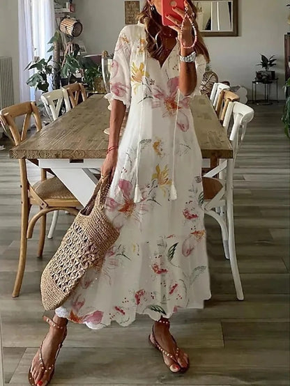 Irelisse | Bohemian maxi-jurk voor dames – zwierige zomerjurk