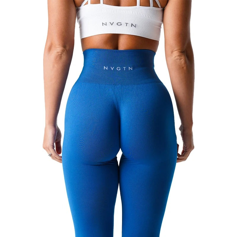Sylina | Naadloze trainingslegging voor dames – Gymbroek met hoge taille en stretch