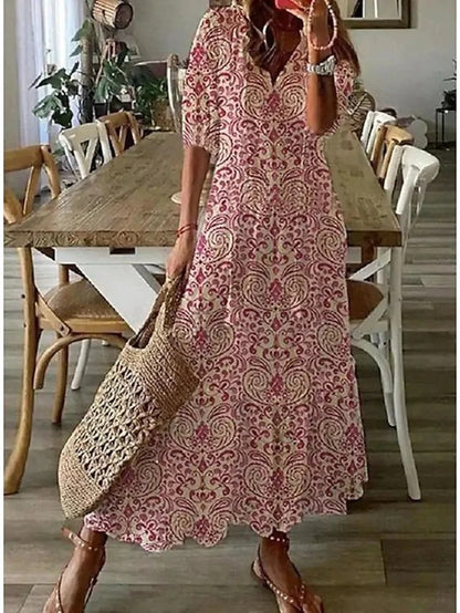 Irelisse | Bohemian maxi-jurk voor dames – zwierige zomerjurk