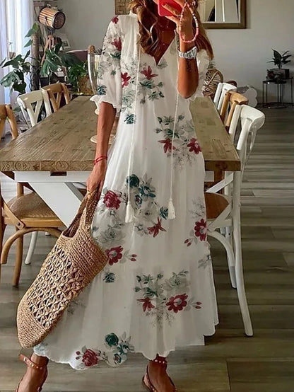 Irelisse | Bohemian maxi-jurk voor dames – zwierige zomerjurk