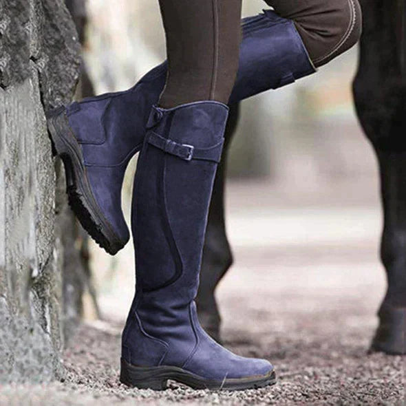 Nimbra | Bottes hautes élégantes et imperméables pour femmes - Antidérapantes, chaussures tendance pour l'hiver
