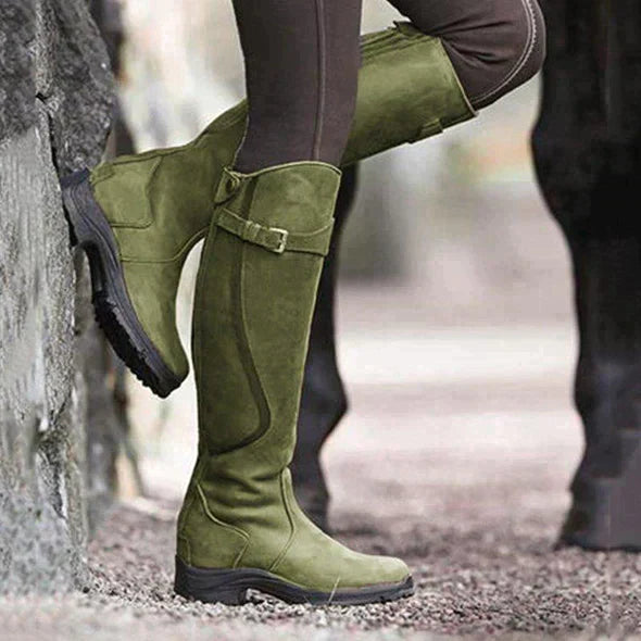 Nimbra | Bottes hautes élégantes et imperméables pour femmes - Antidérapantes, chaussures tendance pour l'hiver