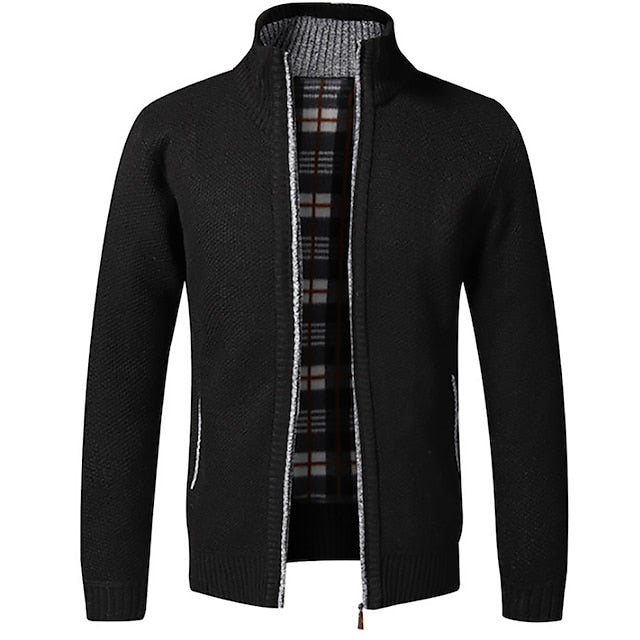 Brendir | Herren-Pullover mit Reißverschluss – Stilvoller Pullover mit halbem Reißverschluss, lässige schmale Passform