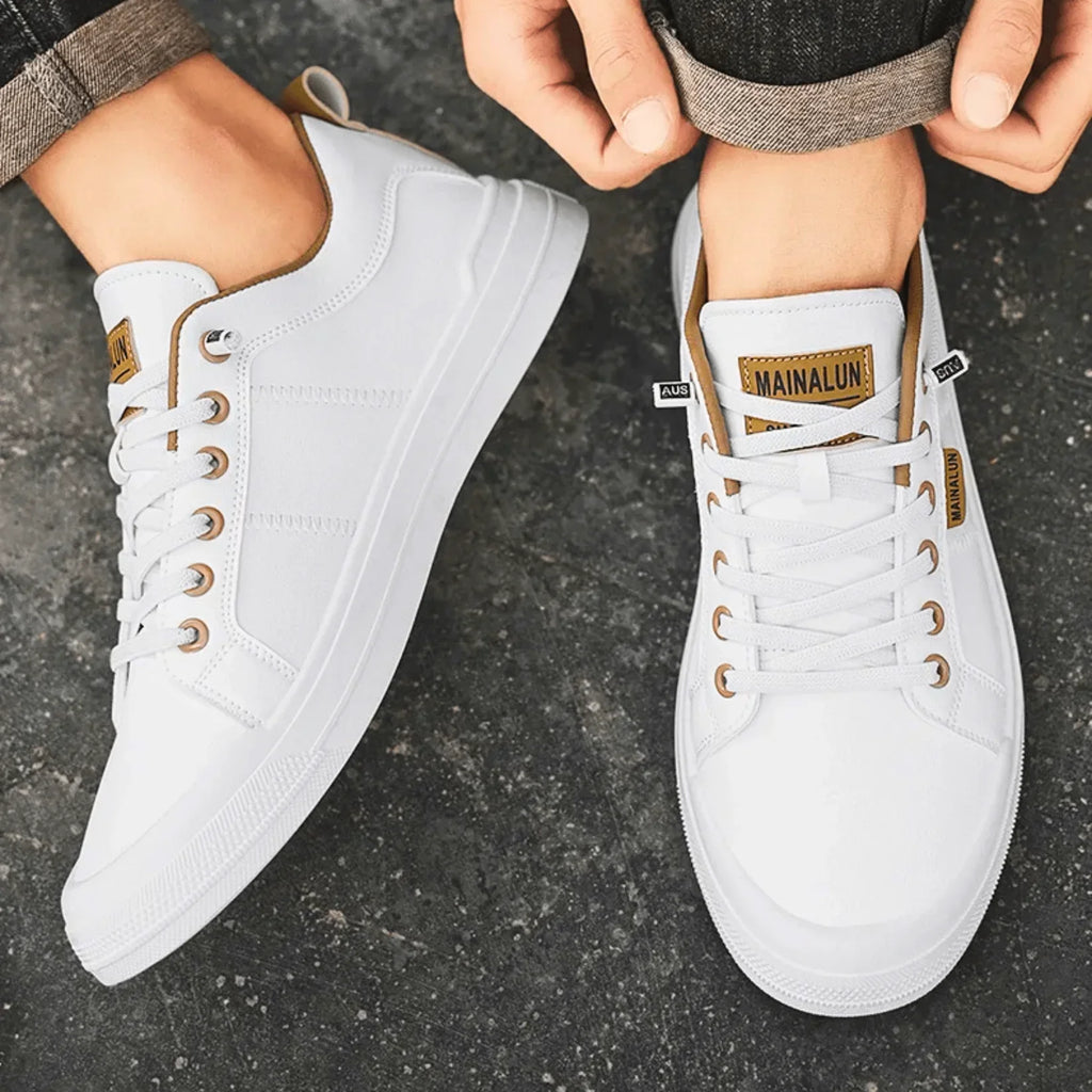 Fintan | Leren sneakers voor heren – Strak stedelijk ontwerp, lichtgewicht en ademend comfort