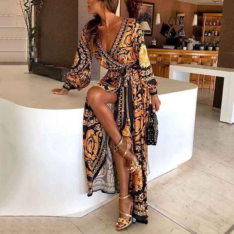 Zinniah | Boho-maxi-jurk voor dames – zwierige, elegante zomerjurk