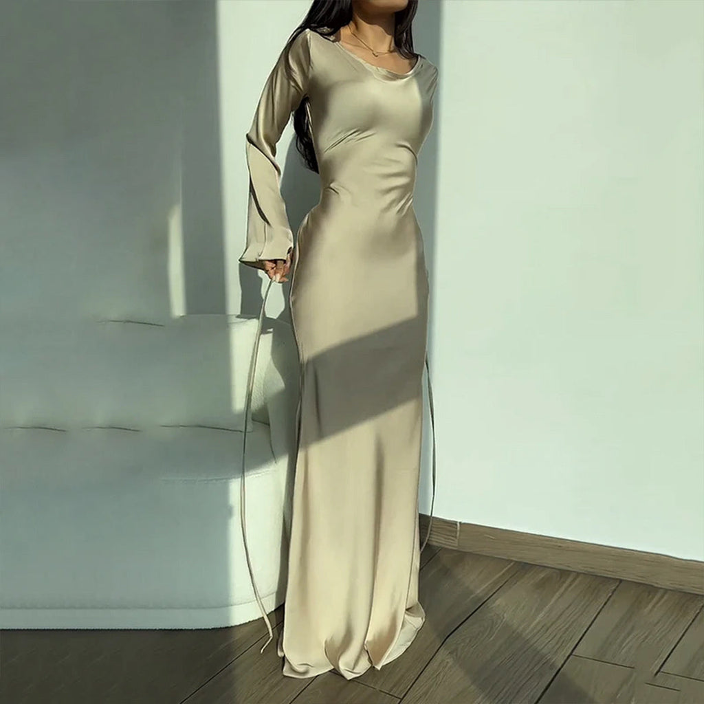 Kirelly | Mermaid avondjurk voor dames – elegante slim fit maxi-jurk
